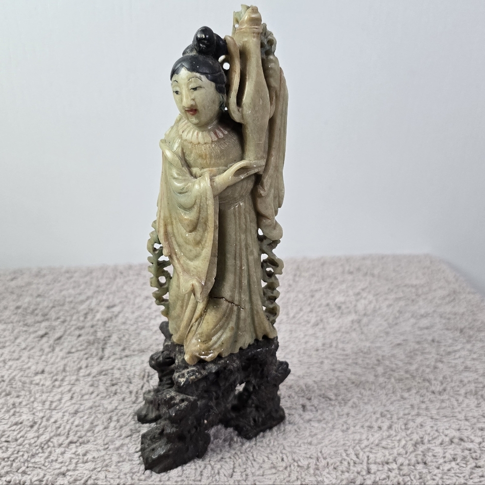 Guanyin Soapstone Goddess Of Mercy